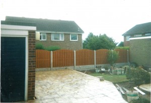 fencing and paving